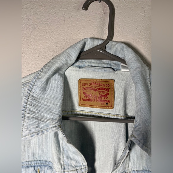 Levis Womens Jean Denim Jacket Size Medium Jean - Picture 4 of 5